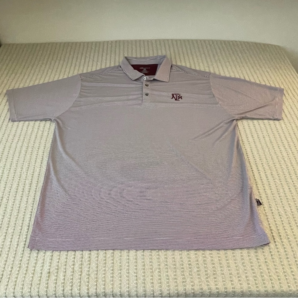 Men's Texas A&M Aggies - Polo Style Short Sleeve Shirt - Size: 4XL